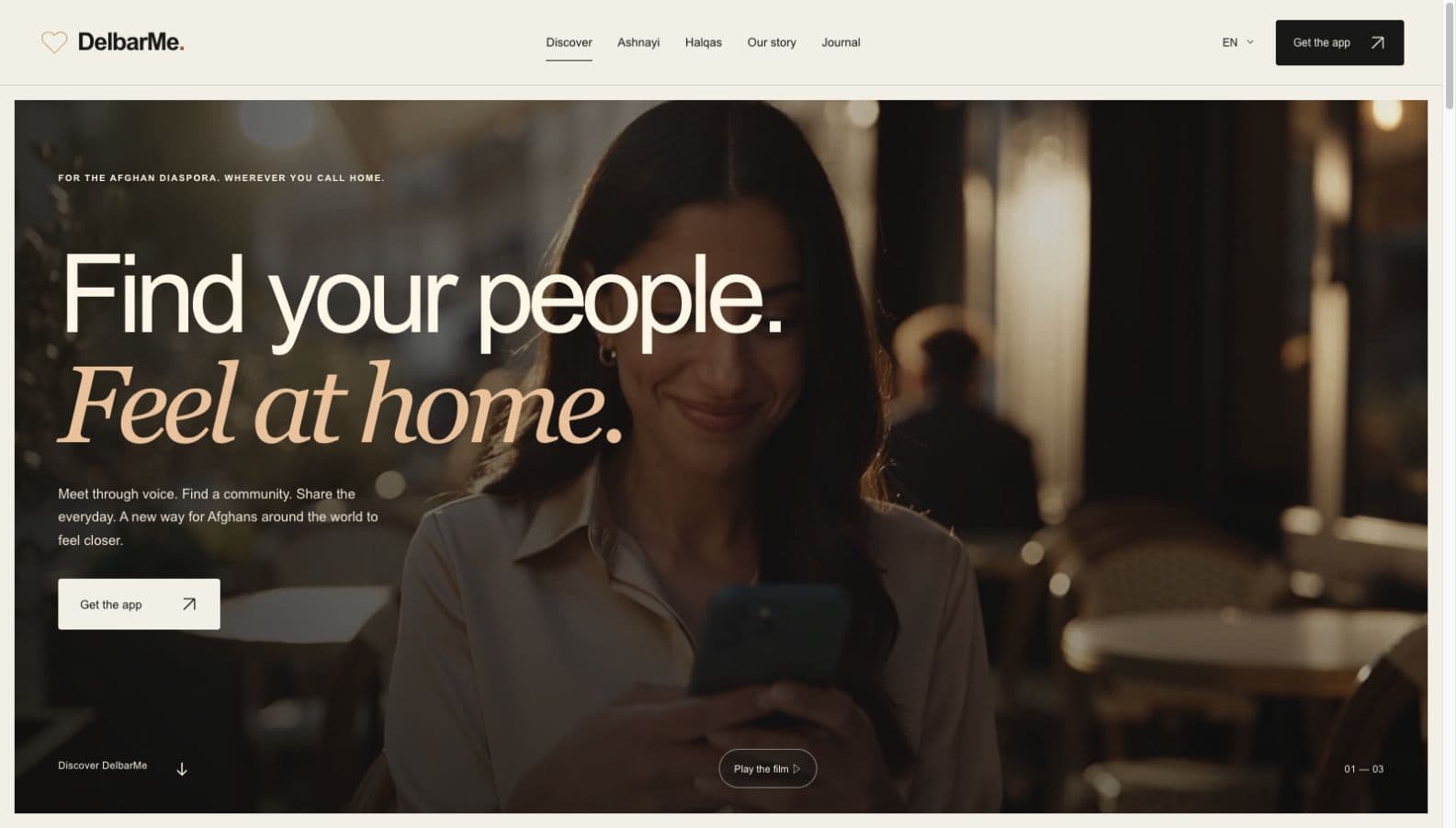 DelbarMe: Community and new connections.